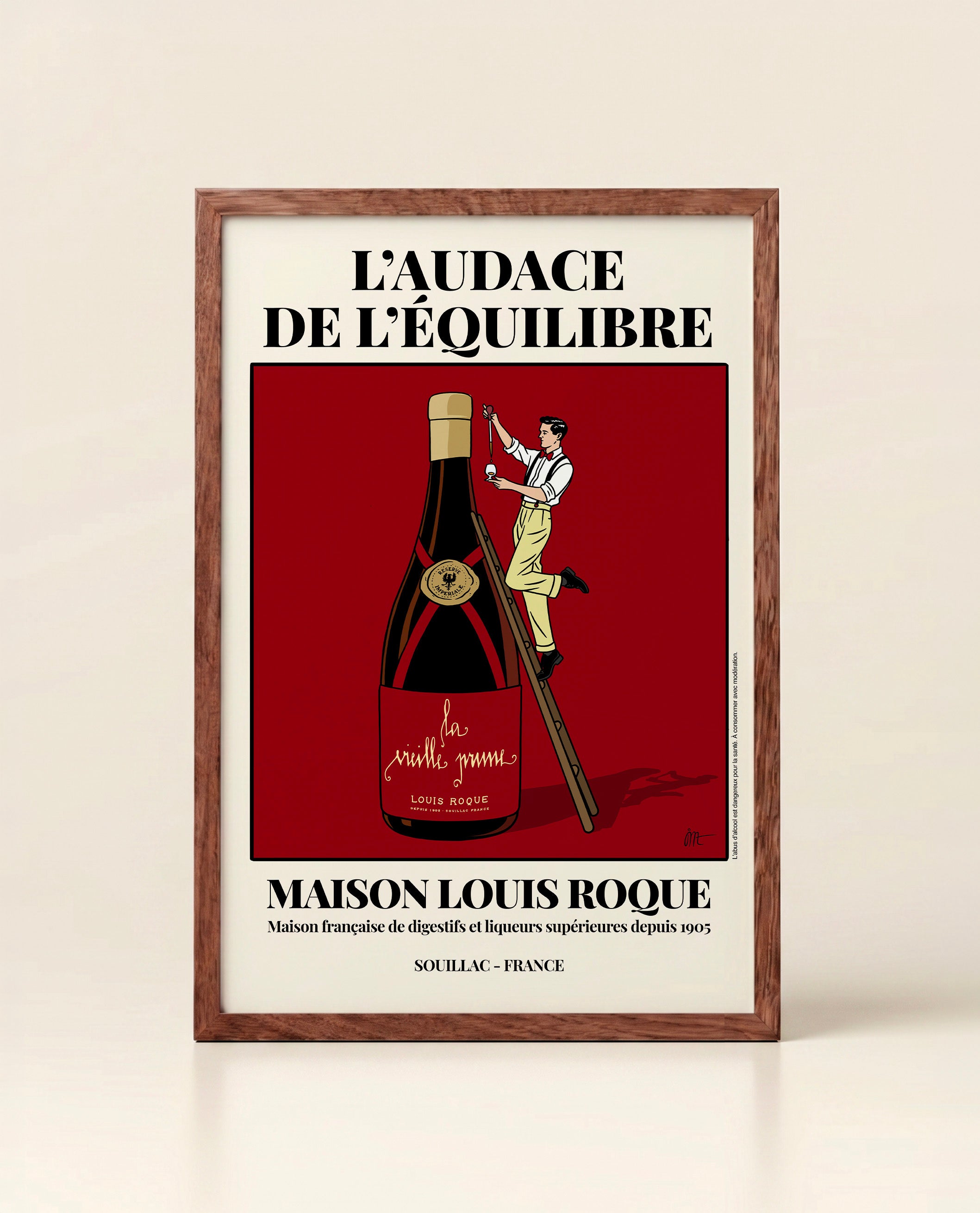 Affiche “L’Audace de l’Équilibre”