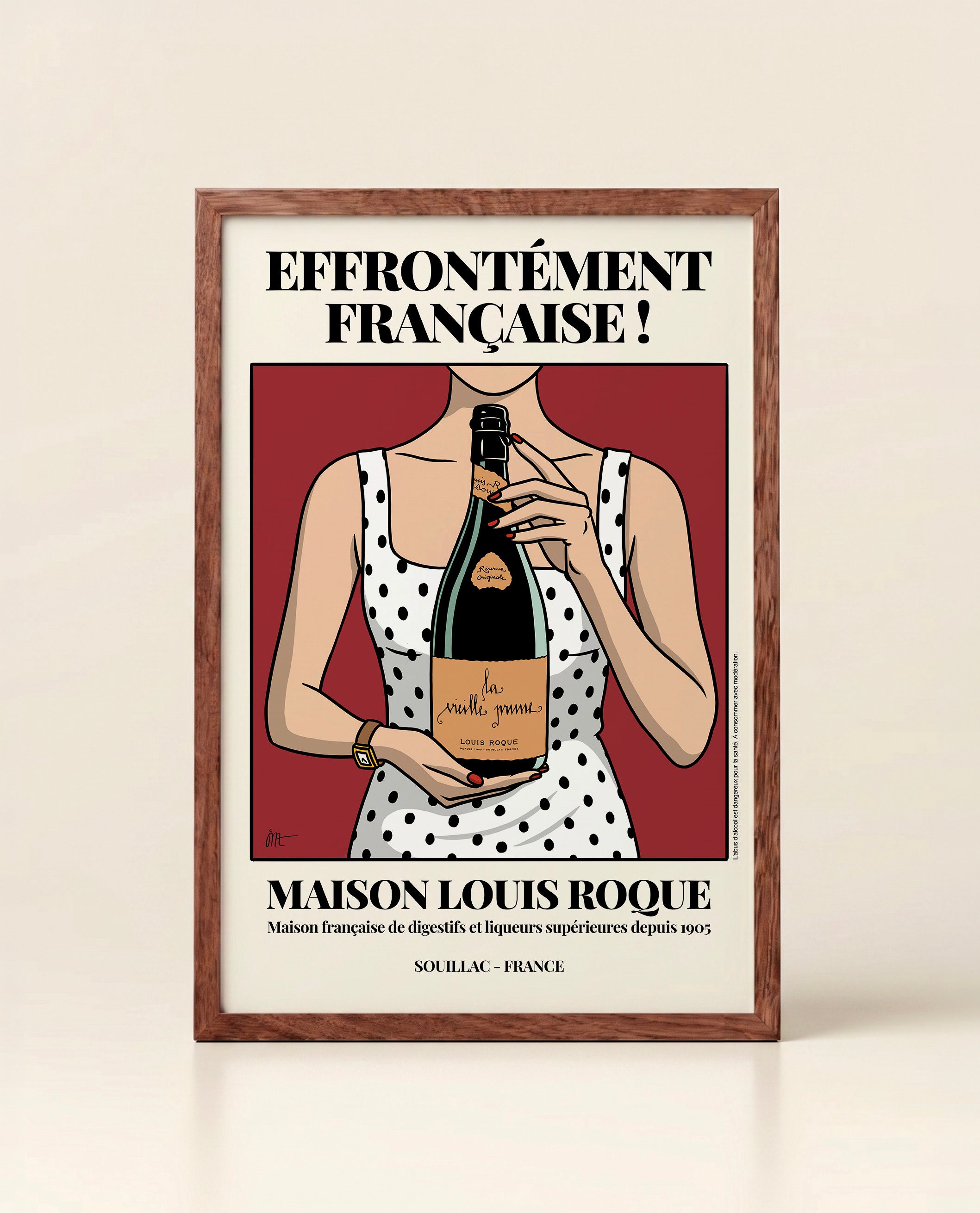 Affiche “Effrontément Française”